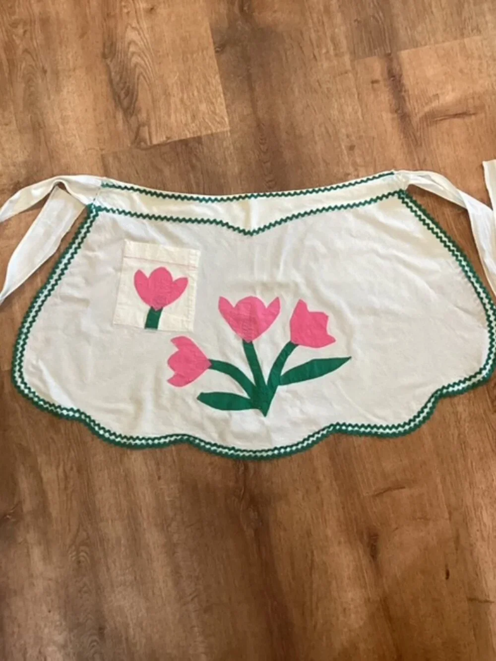 Three‎ Aprons Handmade Vintage Cotton Blend Very Good Condition
